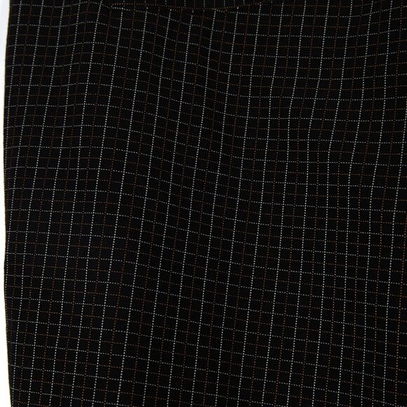 Betabrand Black Grid Plaid Dress Pants Work Wear Women's 2XL Tall - Picture 4 of 6